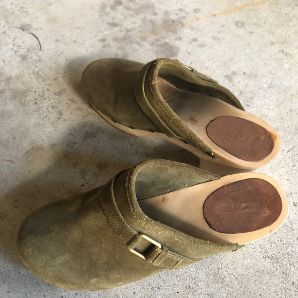 Gap green heeled clogs - Picture 3 of 5